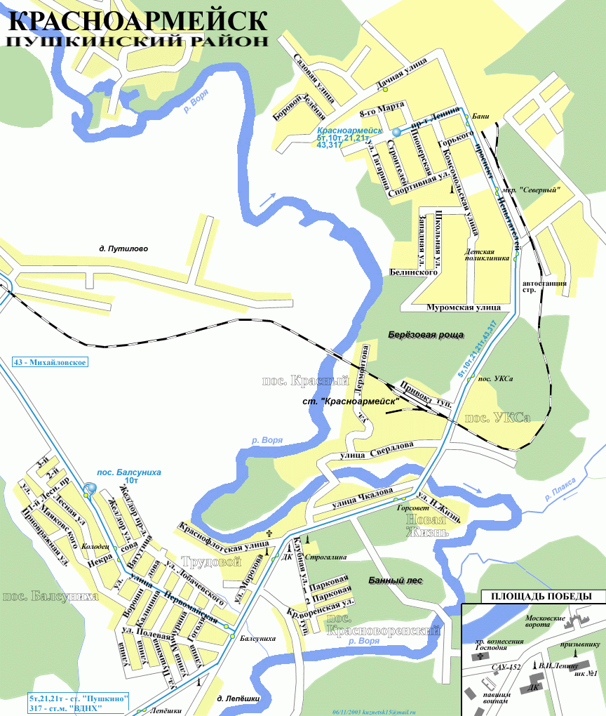 Map of Krasnoarmeisk