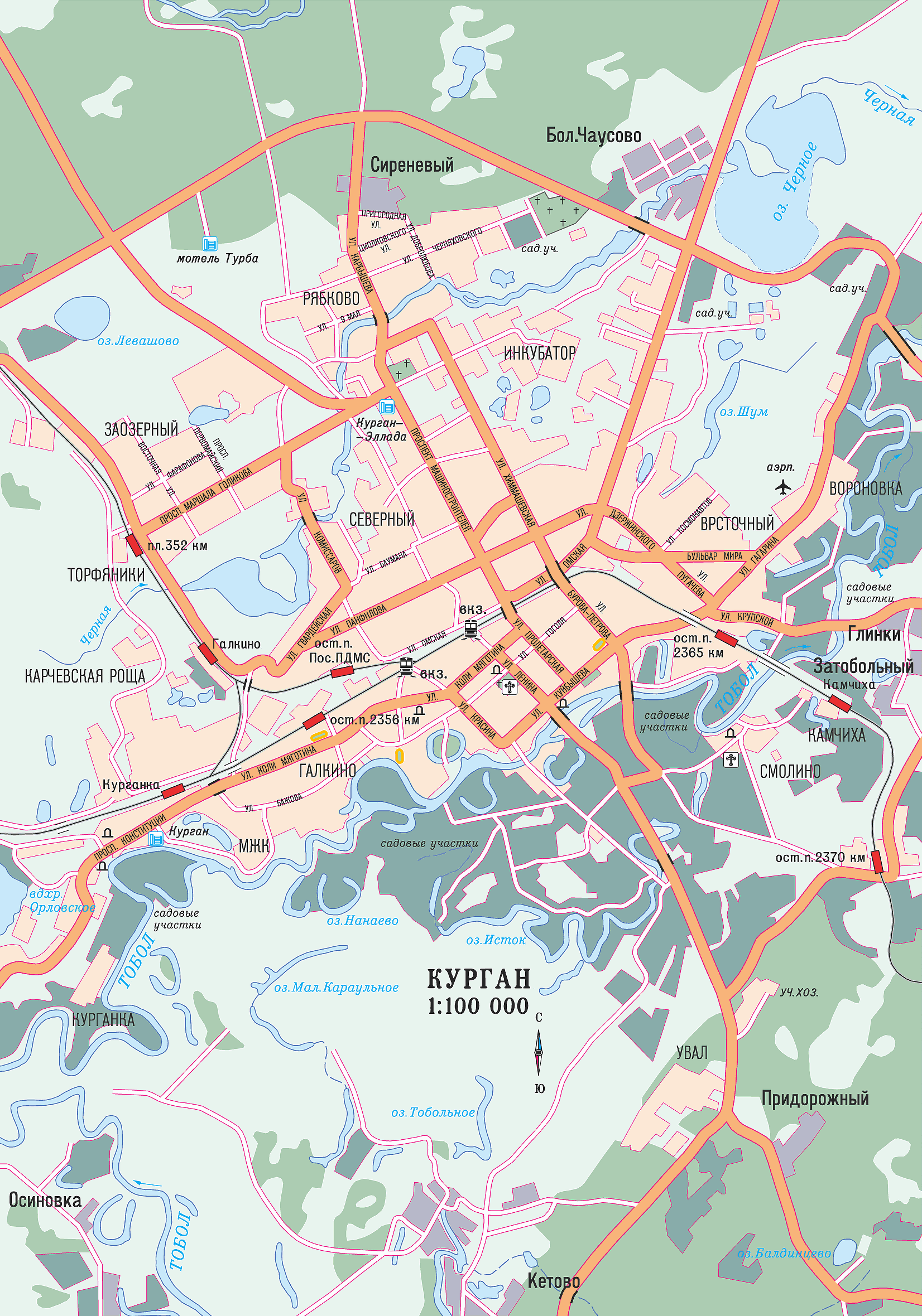 Map of Kurgan