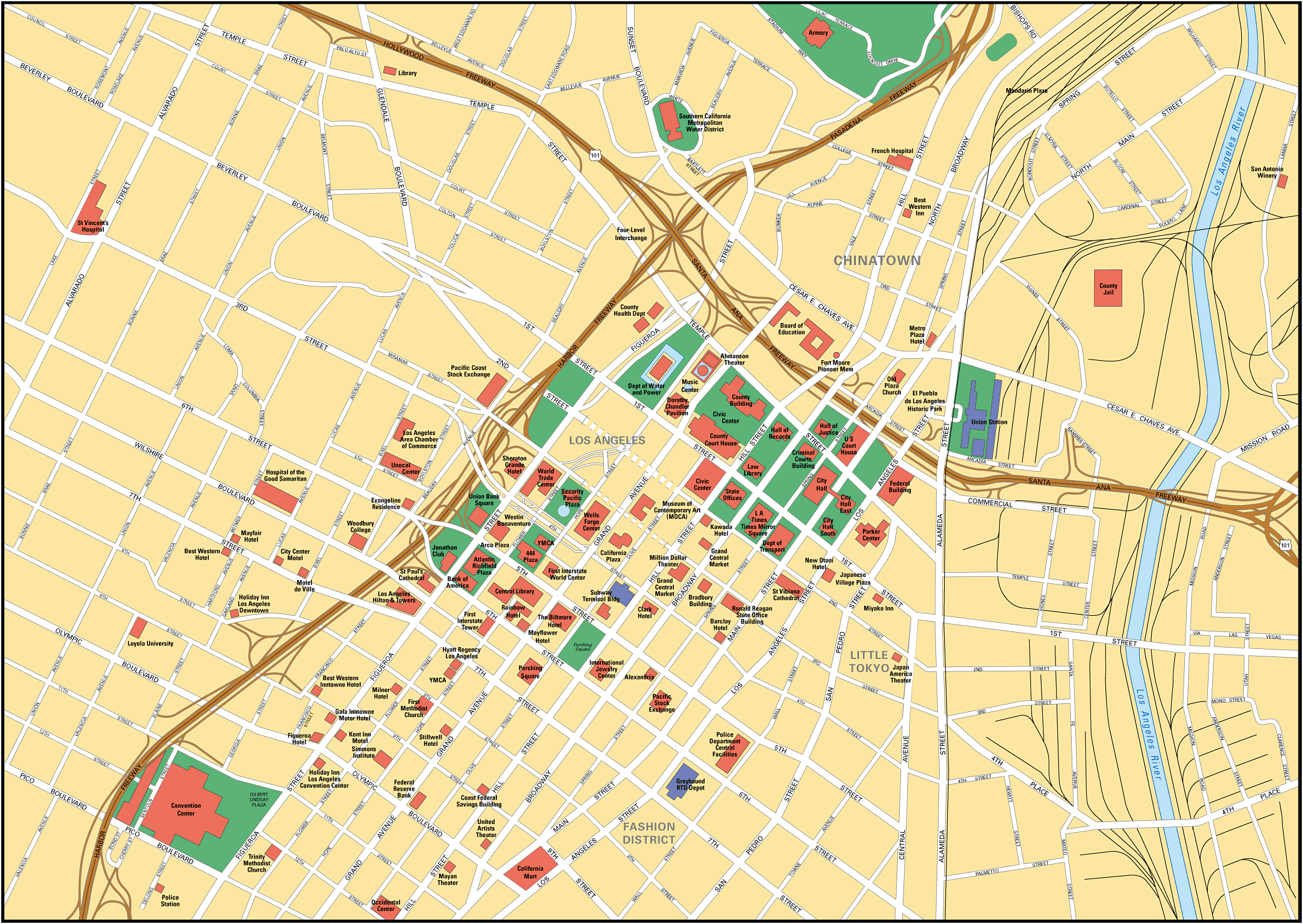 Map of Los Angeles