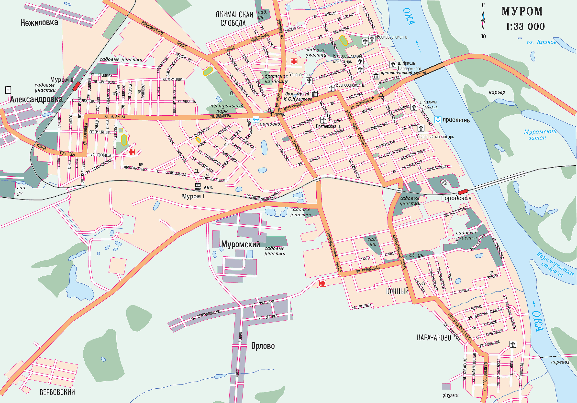 Map of Murom