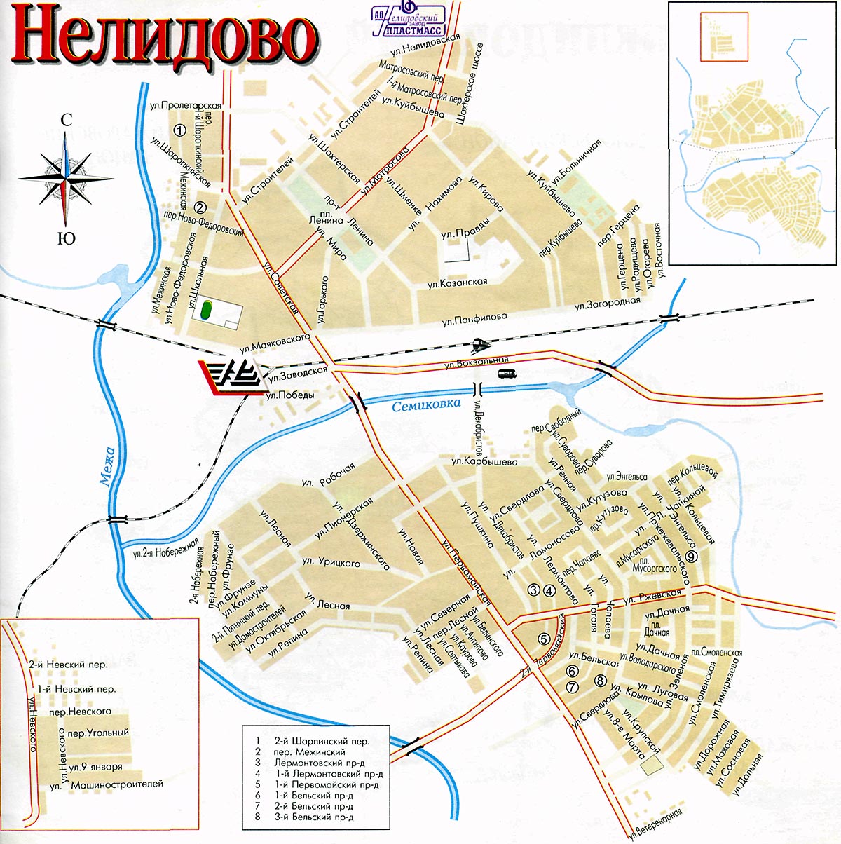 Map of Nelidovo