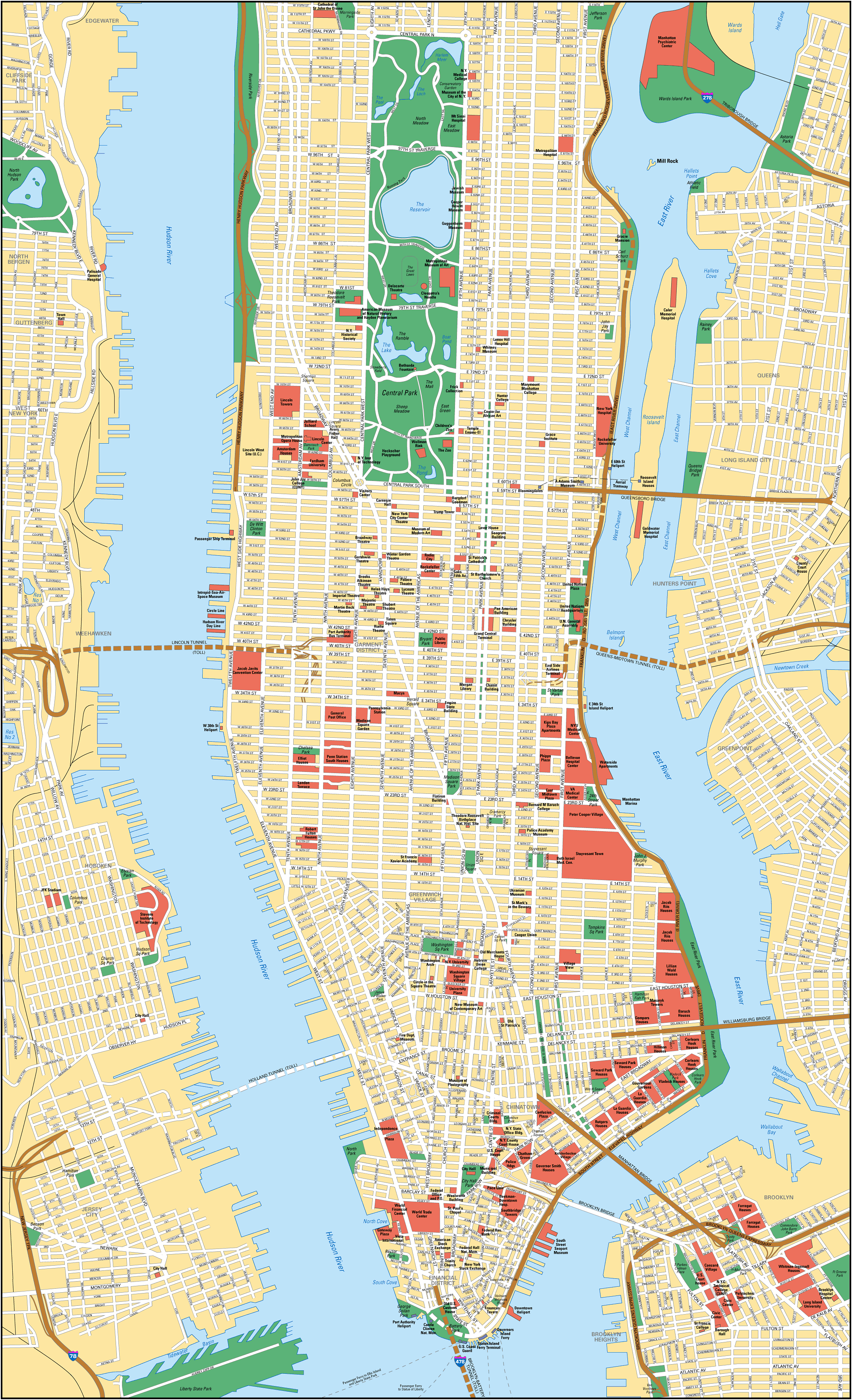 Map of New York