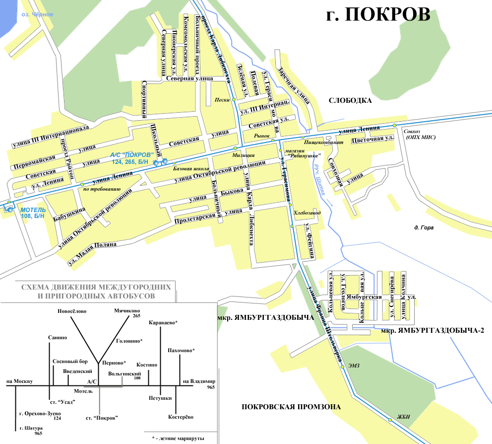 Map of Pokrov