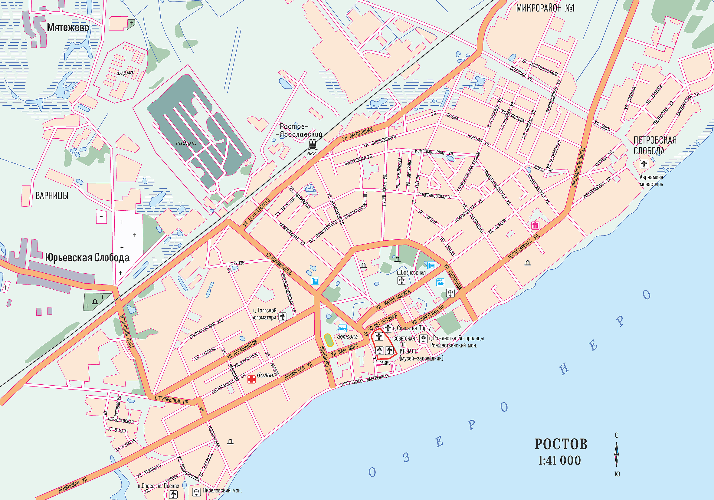 Map of Rostov