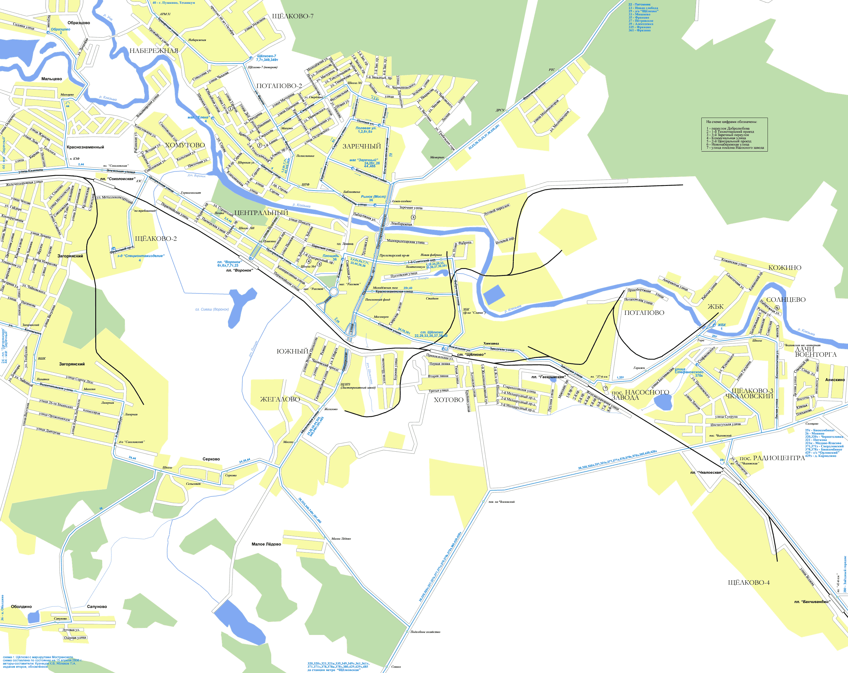 Map of Schelkovo