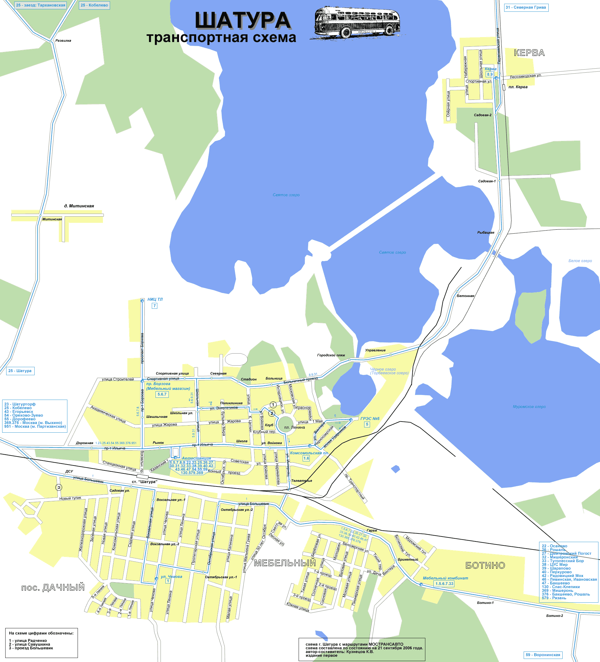 Map of Shatura