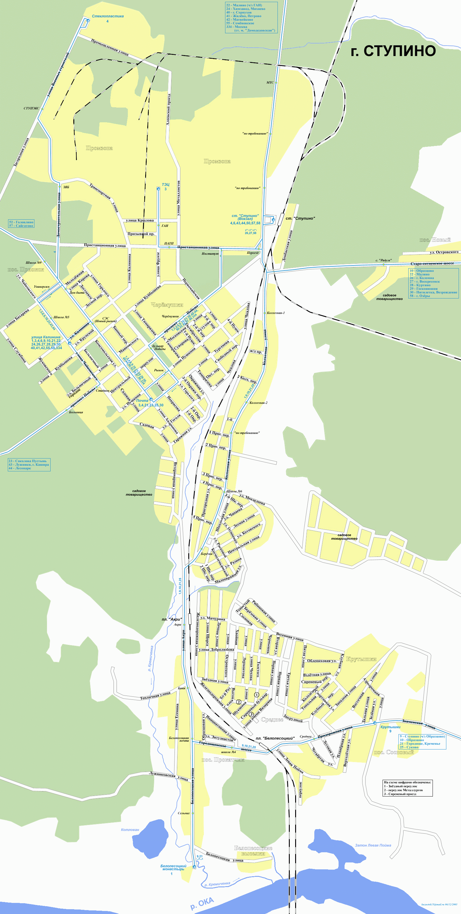 Map of Stupino