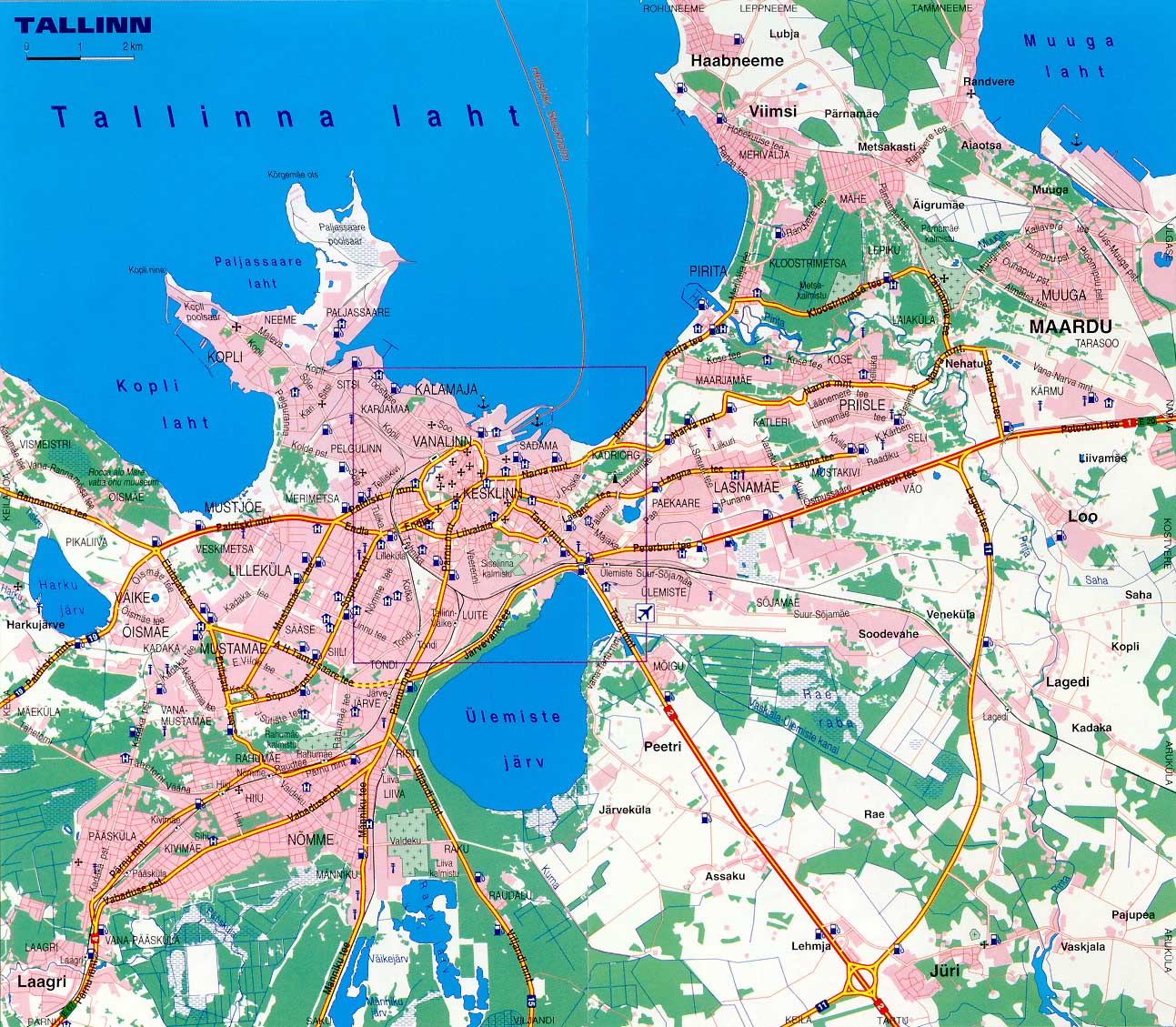 Map of Tallinn