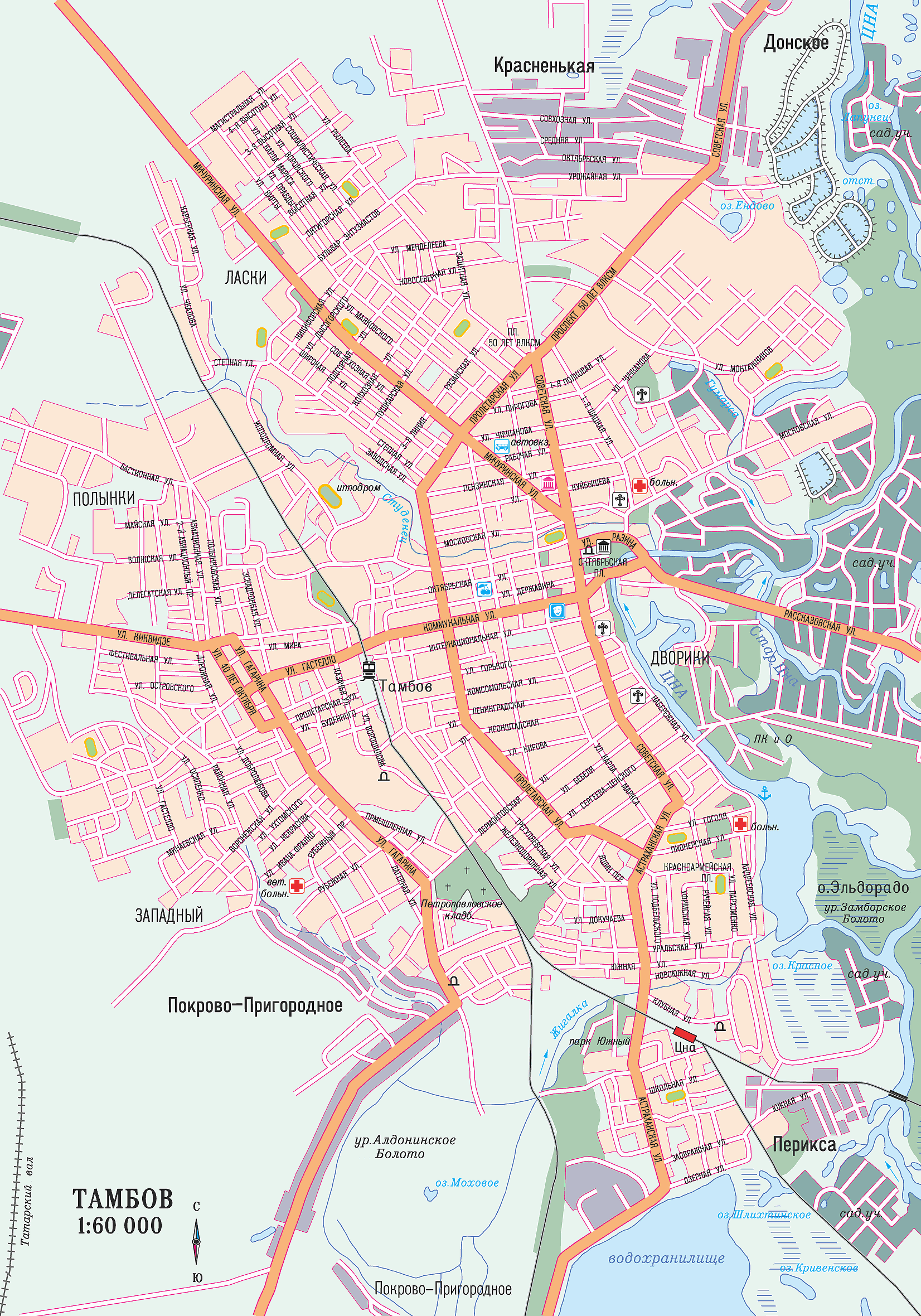 Map of Tambov