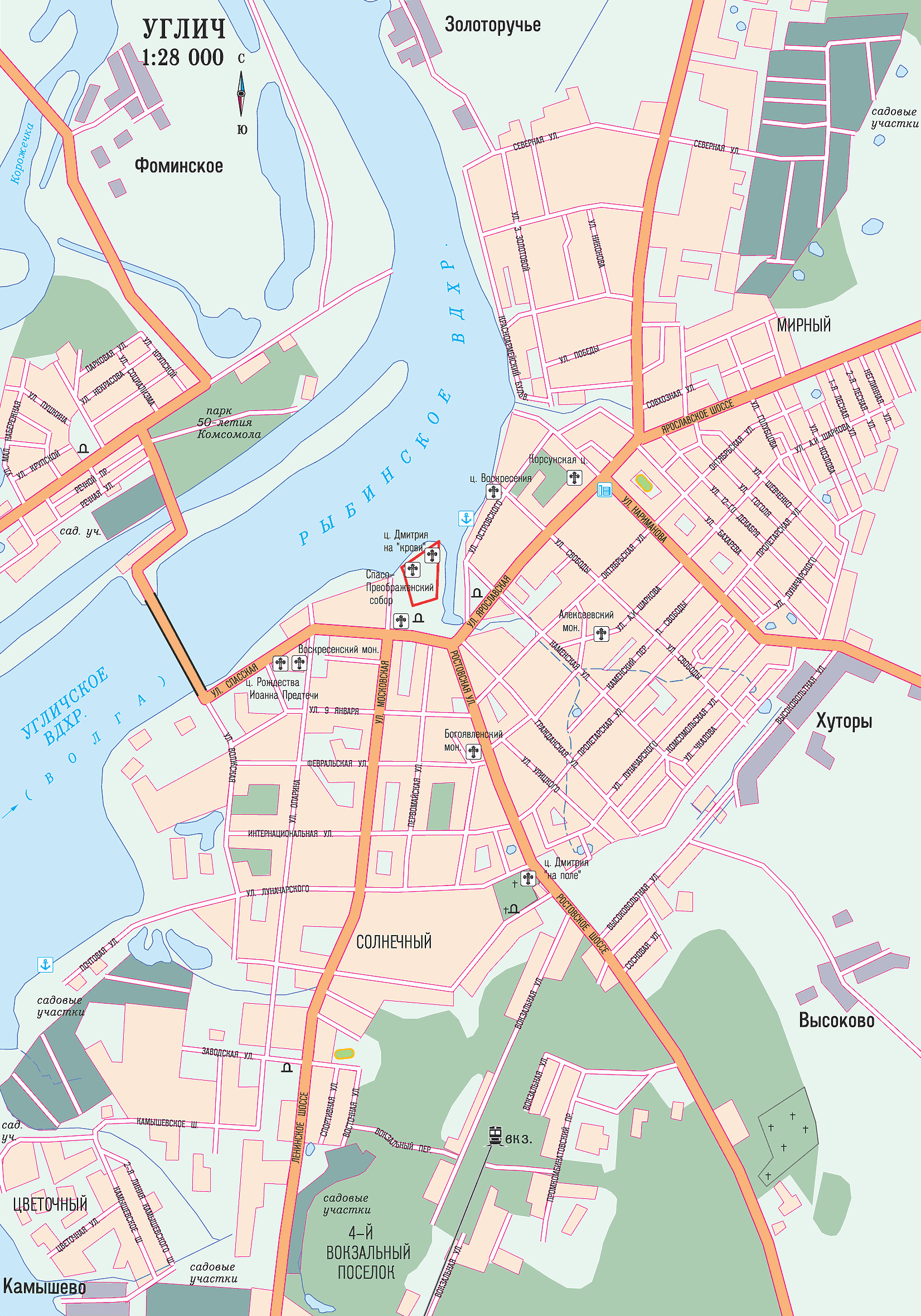 Map of Uglich