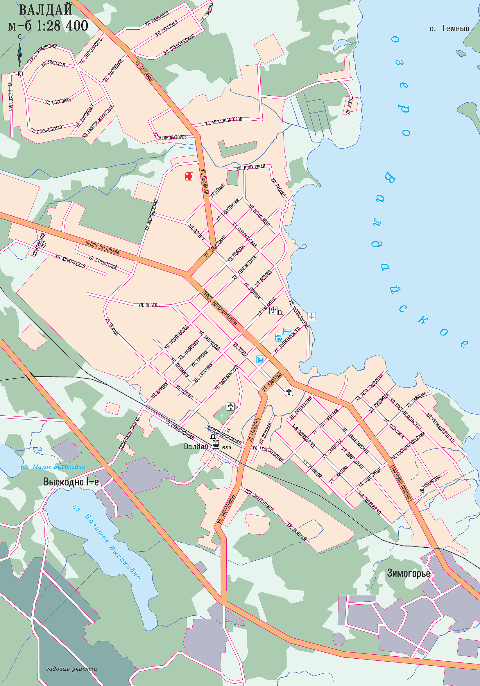 Map of Valday