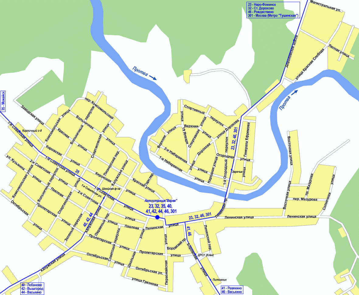 Map of Vereya