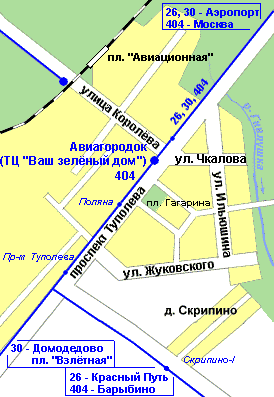 Map of Vostryakovo
