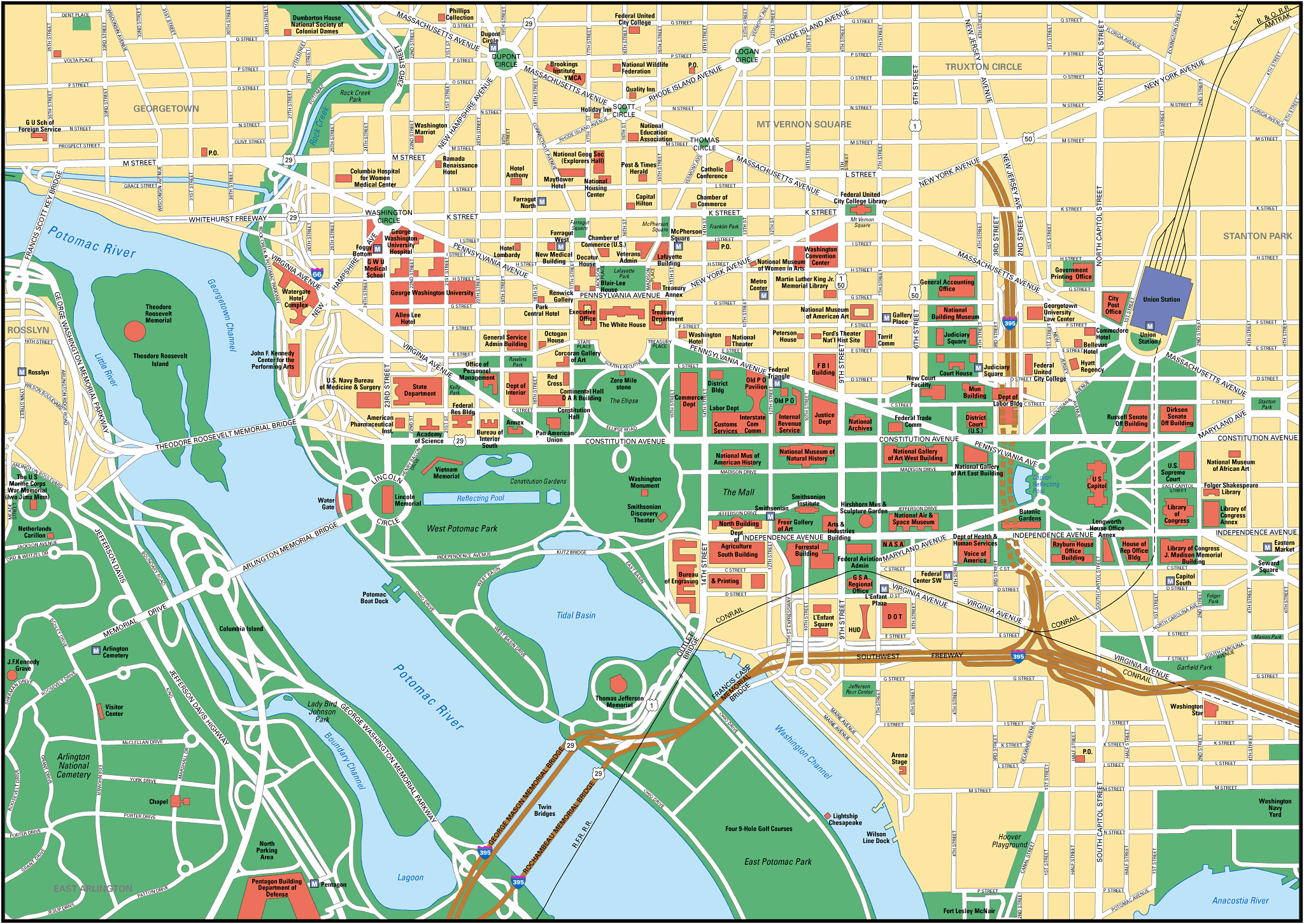 Map of Washington