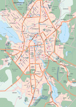 Map of Ekaterinburg