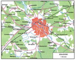 Map of suburb part of Ivanovo