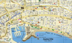 Map of Cannes