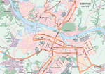 Map of Kemerovo