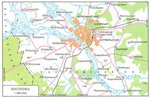 Map of suburb part of Kostroma