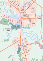 Map of Kudymkar