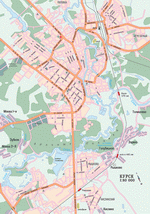 Map of Kursk