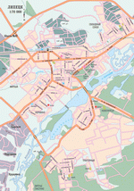 Map of Lipetsk