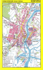 Map of Novgorod