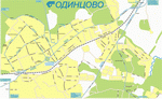 Map of Odintsovo