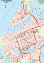 Map of Severodvinsk