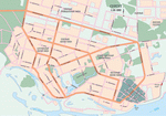 Map of Surgut