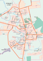 Map of Suzdal