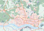 Map of Tomsk