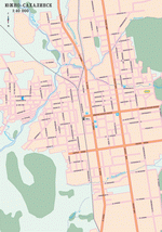 Map of Yuzhno-Sakhalinsk