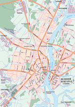 Map of Novgorod