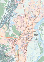 Map of Yakutsk