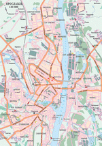 Map of Yaroslavl