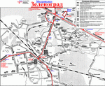 Map of Zelenograd