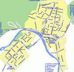 Map of Zvenigorod