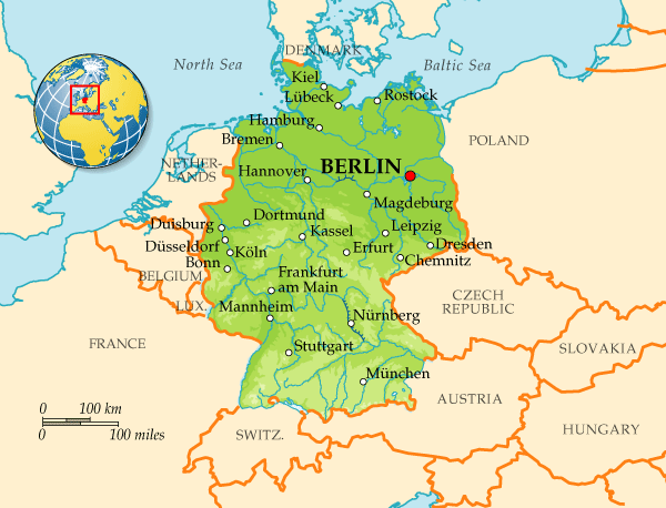 Map of Germany