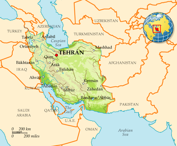 Map of Iran