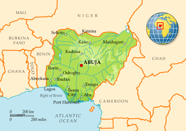 Map of Nigeria