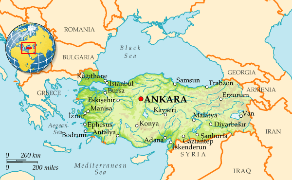 Map of Turkey