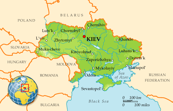 Map of Ukraine