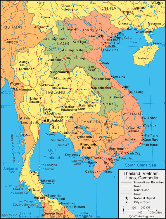 Map of Cambodia