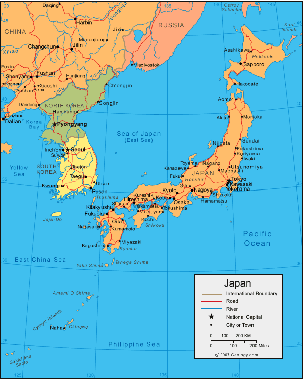 Map of Japan