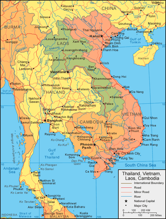 Map of Vietnam