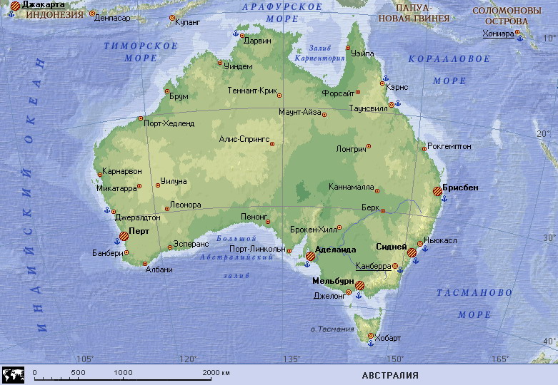 Map of Australia