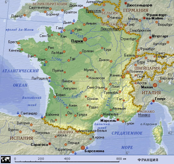 Map of France