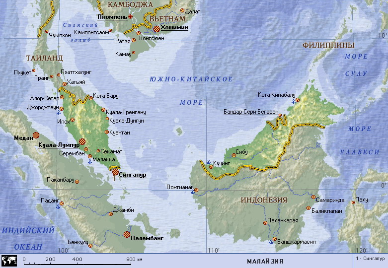 Map of Malaysia