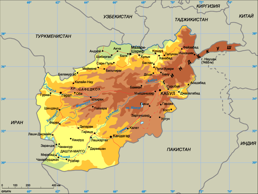 Map of Afghanistan